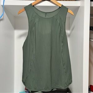 Lululemon Athletica Olive Tank Top
